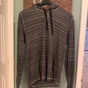 Thermal hooded Henley